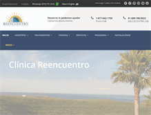 Tablet Screenshot of clinicareencuentro.com.mx